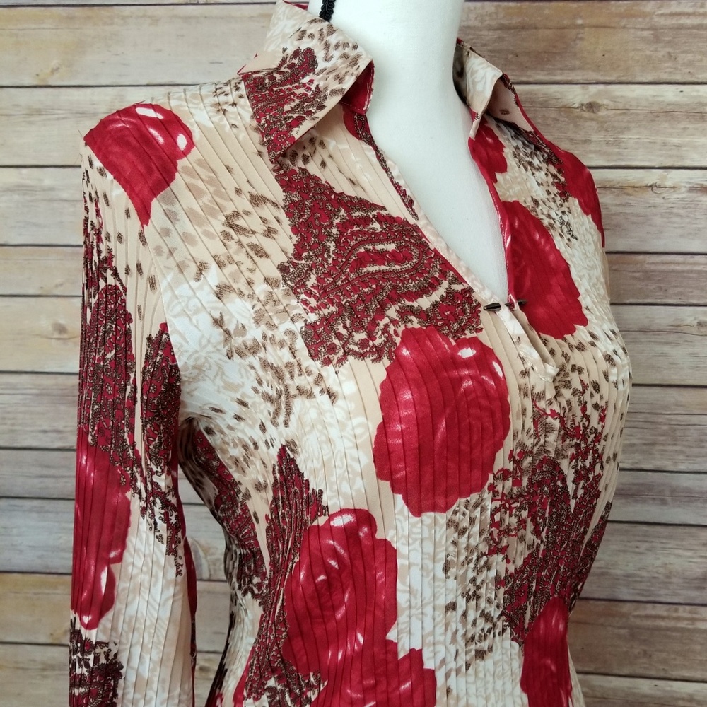 Piano Long Sleeve Rose's Print Small